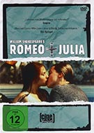 DVD-Cover William Shakespeares Romeo & Julia (Regisseur: Baz Luhrmann)